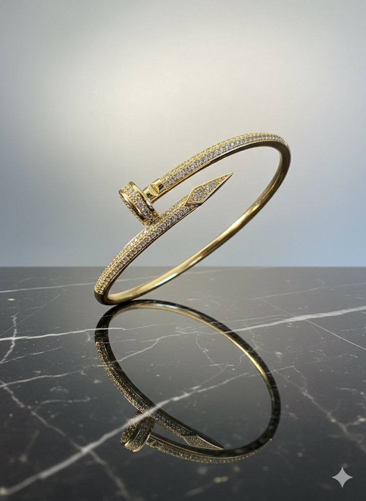 Bedazzled Nail Bangle