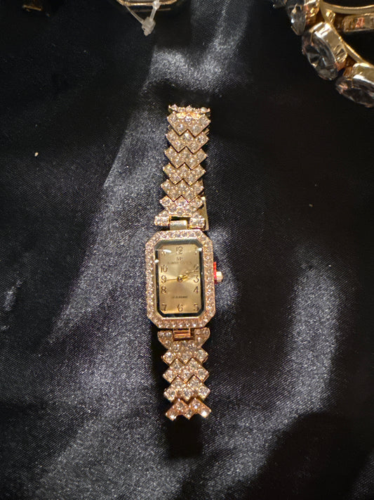 Rhine stone watch