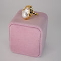GOLD FREE FORM PEARL RING