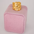 GOLD TEXTURED NUGGET RING