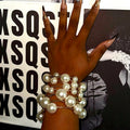 GOLD/PEARL SPHERE STACK